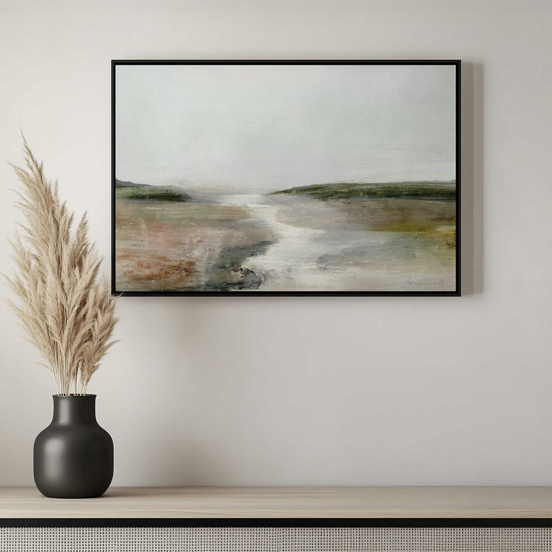 «Crystal River» par Dan Hobjour, reproduction d'art sur toile, H 12 po x l 16 po, Impression encadrée sans passe-partout