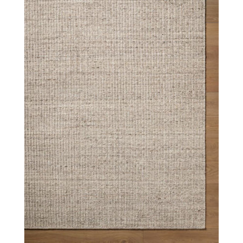 Bern Handmade Area Rug, Taupe/Stone Gray/Ivory, Rectangle 9' x 12'