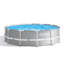 Piscine hors-terre INTEX en PVC gris clair avec structure en acier large-116624127-116624123