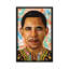 Barack Obama by Crixtover Edwin - Print on Canvas-304406209-304406208