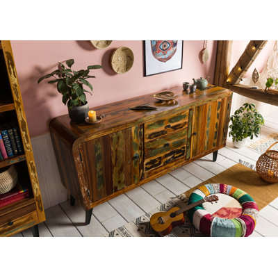 Sixties 180cm Solid Wood Sideboard