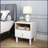 Single drawer bedside table, modern style bedside table, wooden bedside table, bedside table-577676027