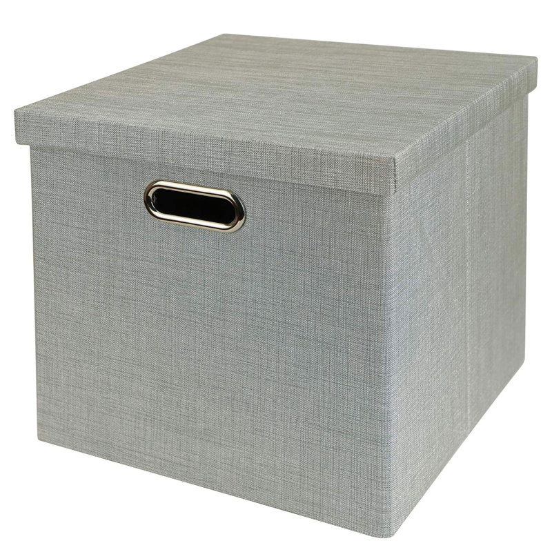 Posprica Fabric Bin, Black