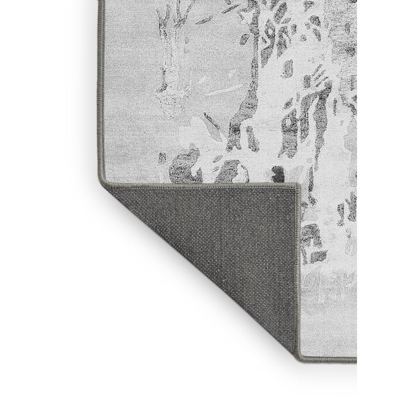 Tapis gris contemporain 2278, Rectangle 2 pi x 3 pi