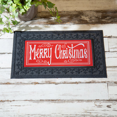 Quaint Merry Christmas Sassafras Switch Mat