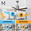 Patricia LED Downrod Ceiling Fan-328545095-328532574