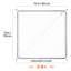177.8 cm H x 182.88 cm W Steel Gate Fencing