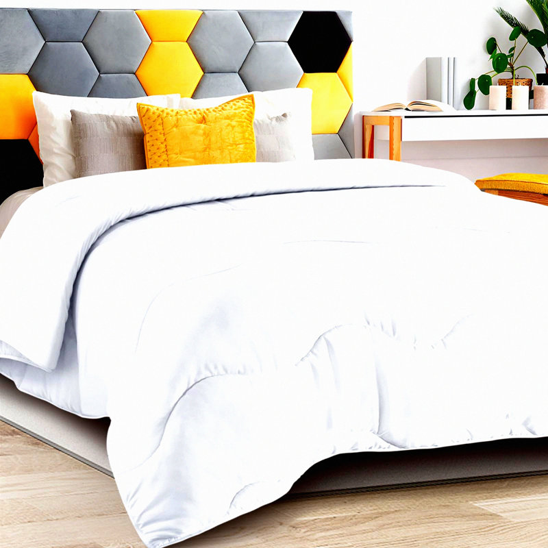 Arctic Breeze Twin Comforter - All Season Cooling Duvet Insert | Lightweight & Breathable Microfiber Down Alternative Quilt | 64x88 inch | Winter & Summer Bedding with Corner Tabs