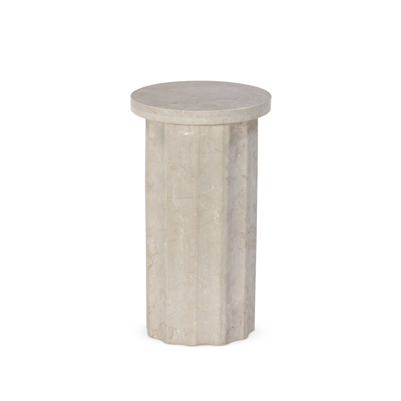 Bibi Drink Table-Cream Marble