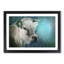 Cow in the Meadow with Blue Light - Picture Frame Painting Print-55510478-55510477