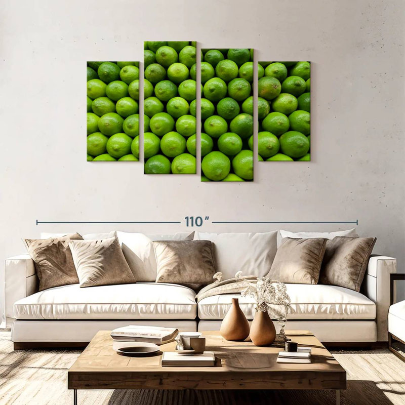 Limes empilées Yarlin, H 48 po x l 75 po