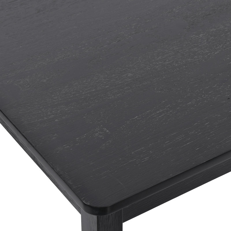 Table de salle à manger L 47,2 po x l 29,3 po Majidah, Noir