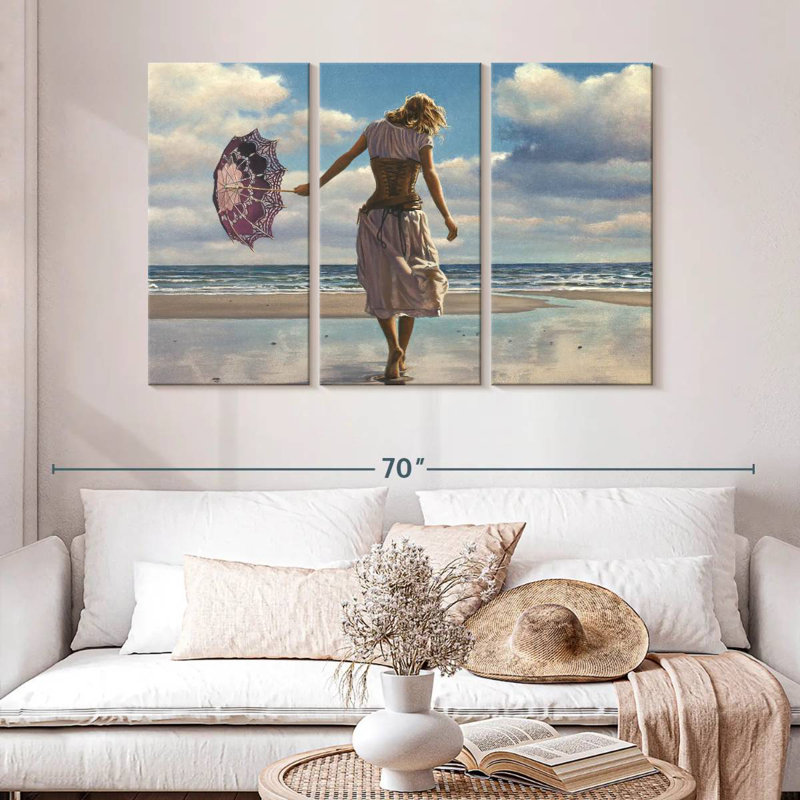 Leisha Walking On Broken Clouds, 32" H x 50" W