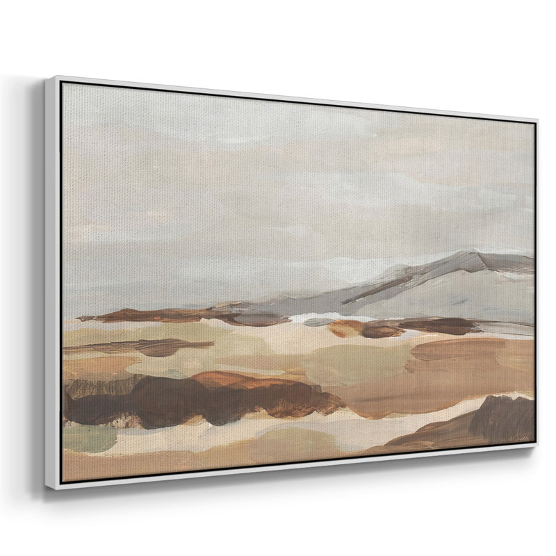 Dusky Mountain I, reproduction d'art sur toile, H 27 po x l 41 po x P 2 po, Cadre blanc