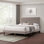 Normsman Dove Tufted Upholstered Platform Bed  - Queen