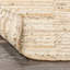Idra Striped Area Rug in Ivory-1222047381
