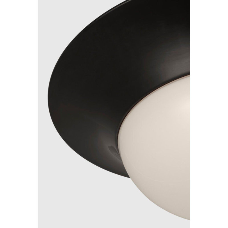 Cluny 1 - Light LED Flush Mount, Bronze, 9" H x 24" W x 24" D