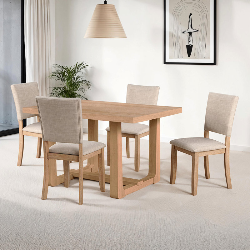 Table de salle à manger Transitional, Brun