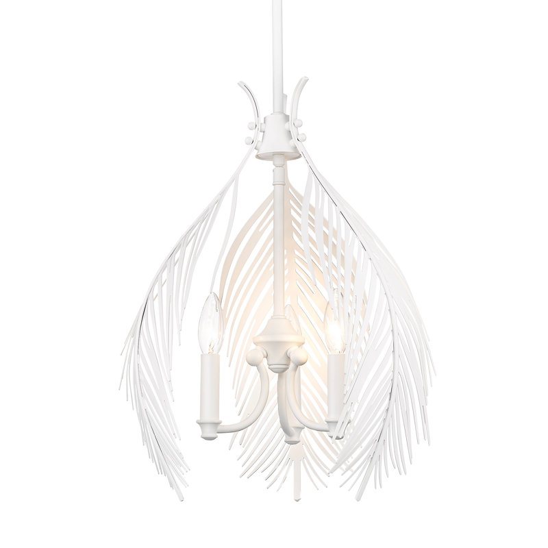 Etty 3 - Light Shaded Pendant, Matte White