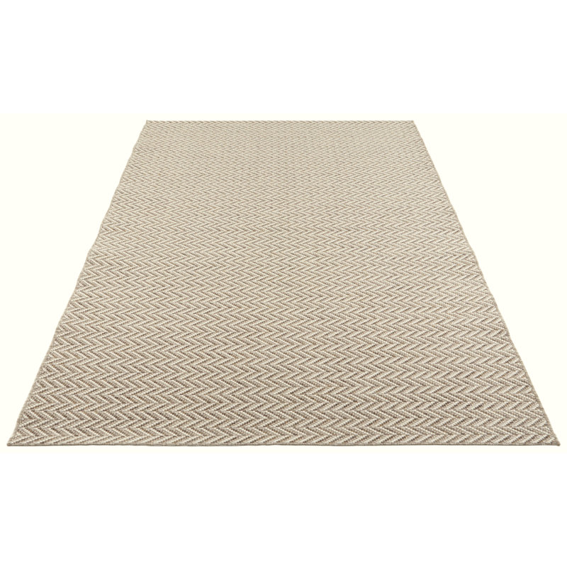 Caen Flatweave Cream Indoor/Outdoor Rug, Rectangle 120 x 170cm