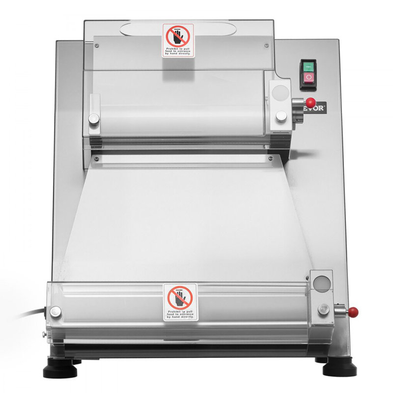 Presse à pâte commerciale semi-automatique à roulettes 16 pouces