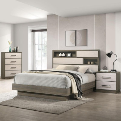 Bookcase Headboard Bed Frame