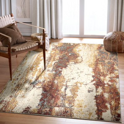 Tapis beige Asif Southwestern