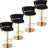 Aryelle Velvet Upholstered Bar Stools with Woven Backrest, Height Adjustable Counter Stools with Low Back, Swivel Kitchen Stools for Kitchen Island, Bar, Pub-1642273335-1652125574