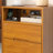 Mid-Century Modern Nightstand with Charging Station – 2 Drawers-1113608058-1137327159