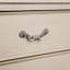 Table de chevet 1pc blanc antique