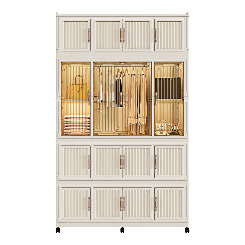 Organisateur de rangement pour garde-robe portable