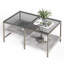 Table basse à 4 pieds avec rangement-1677067967