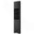Multi-Functional Triangle Corner Tall Bathroom Storage Cabinet With 2 Doors, Adjustable Shelves & Open Shelf-2073531967