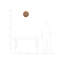 Ossipee 1 - Light Brown Geometric Pendant