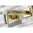 Kingston Brass Concord Two-Handle 3-Hole Wall Mount Bathroom Faucet-50580019-113040669