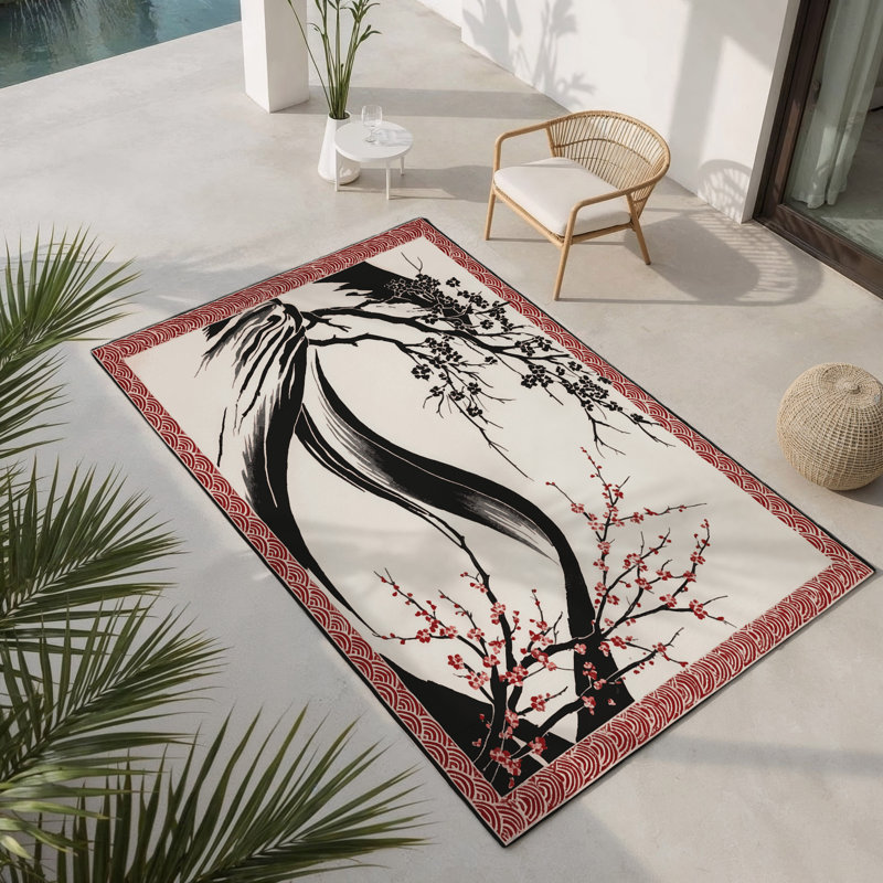 Tapis intérieur et extérieur Eernal Spring, Rectangle 1 pi 6 po x 2 pi 6 po