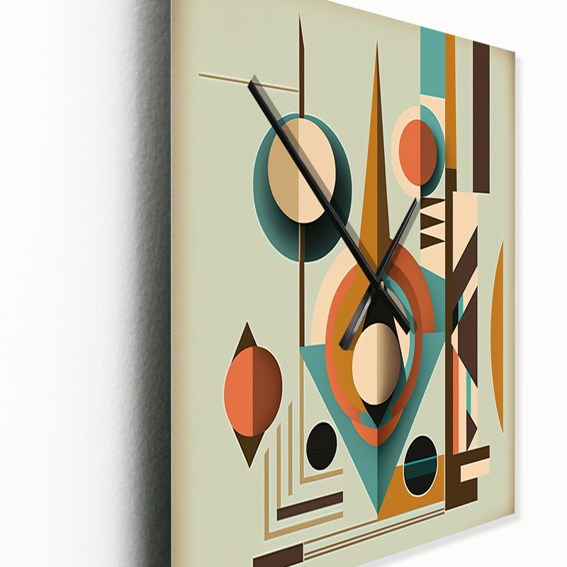 Horloge murale Mid Century Mid-Century Minimal, Petit