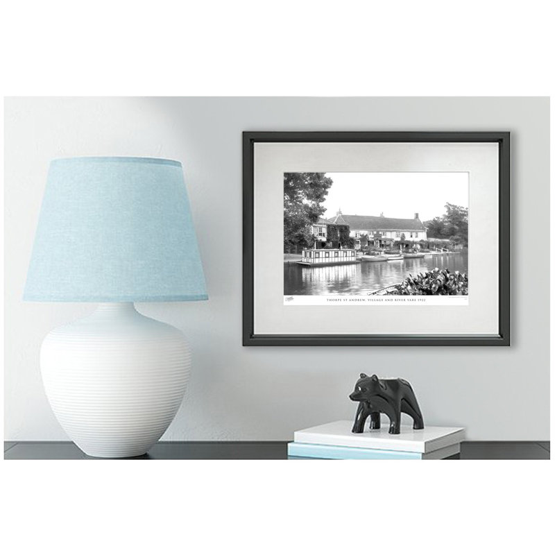Thorpe St Andrew, Village And River Yare 1922 by Francis Frith - Single Picture Frame Print, 28cm H x 36cm W x 2.3cm D