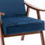 Chaise rembourrée en velours-64067395