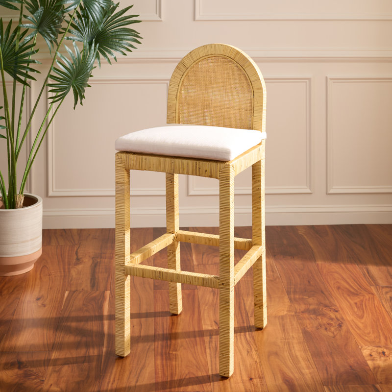 Tabouret de comptoir Tojo Cane, Très grand (siège d'une hauteur de 37,4 po)