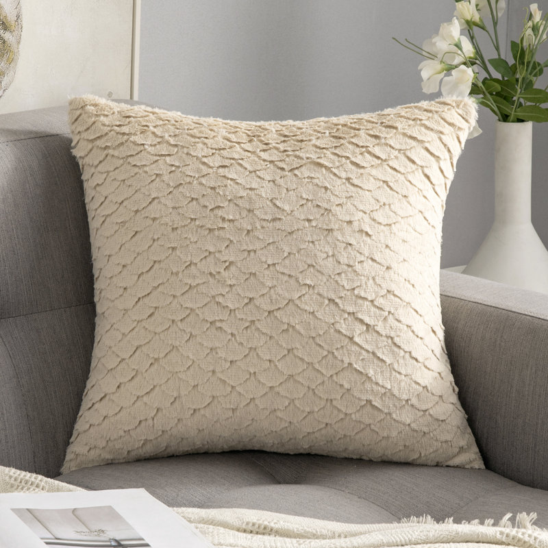  Throw Pillow, Cream