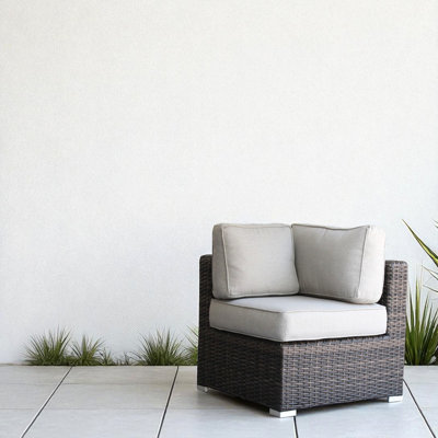 Wicker Sectional Corner - Brown