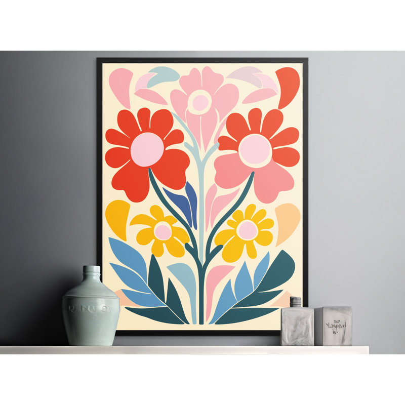 Floral Botanical Matte Poster, 8x10