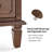 Amberlyn 28.2" W Traditional 2-Drawer End Table with Charging Station and Solid Wood Legs and Open Shelf-79423510