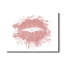 Rose or Lips - reproduction sur toile tendue-300136969