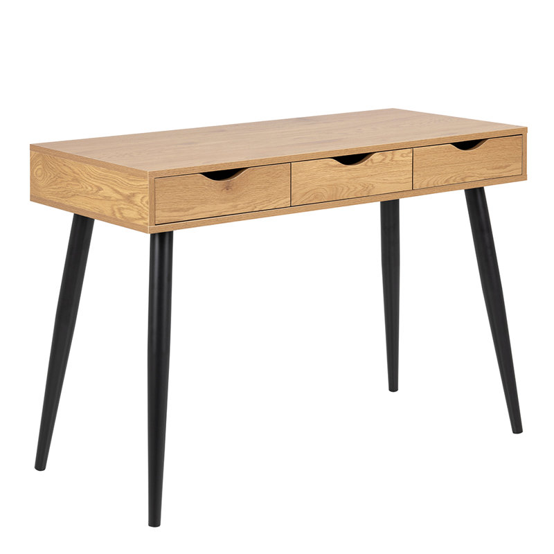 Casson Writing Desk, Oak/Black