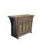 Carved Elm Dual-Drawer Cabinet