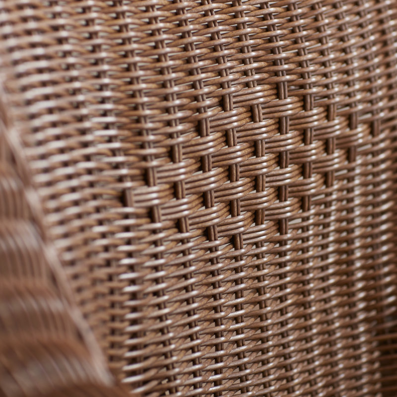 Arved Wicker Outdoor Chair, Antique Pecan