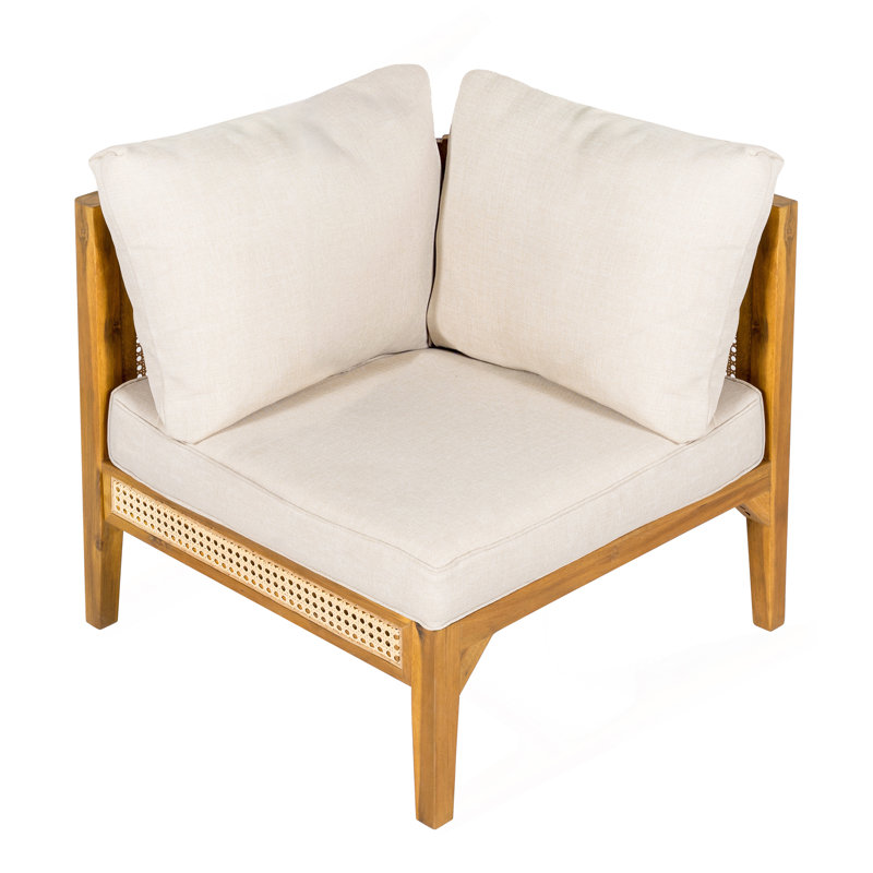 Chaise d'angle d'extérieur