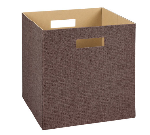 Decorative Storage Large Fabric Drawer Cube by ClosetMaid 33cm, Brown